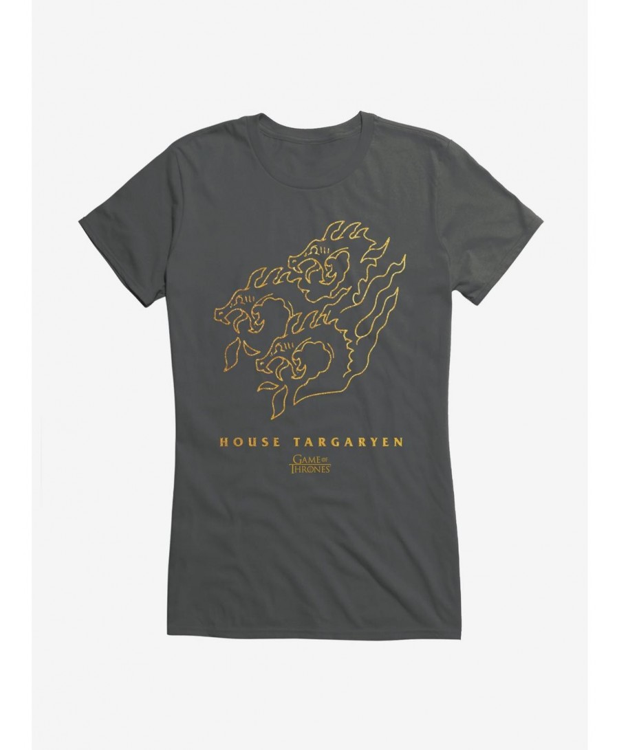 Exclusive Game Of Thrones Targaryen Sigil Girls T-Shirt $6.57 T-Shirts