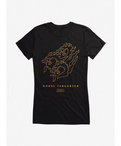 Exclusive Game Of Thrones Targaryen Sigil Girls T-Shirt $6.57 T-Shirts