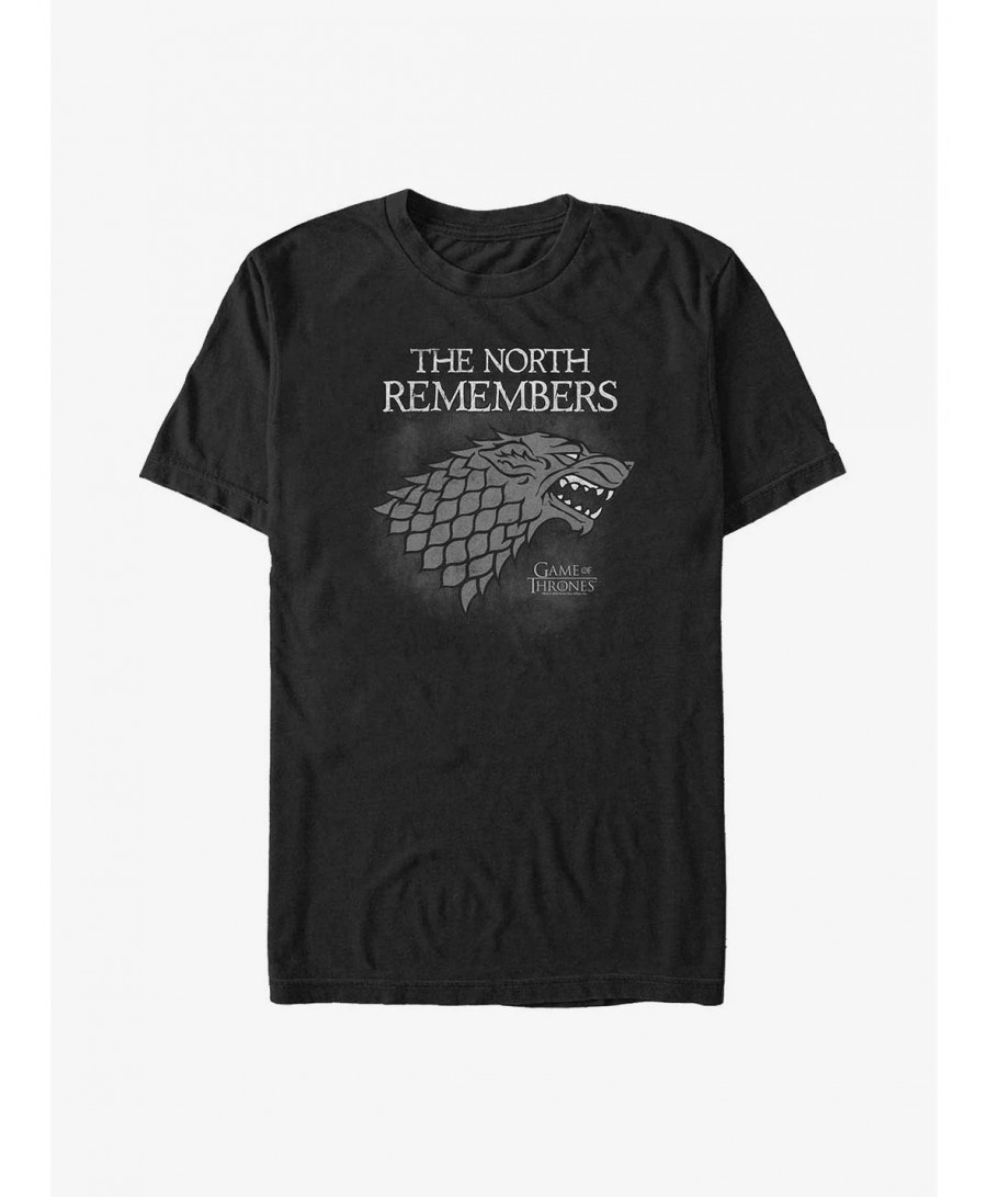 Fashion Game of Thrones The North Remembers Big & Tall T-Shirt $9.09 T-Shirts