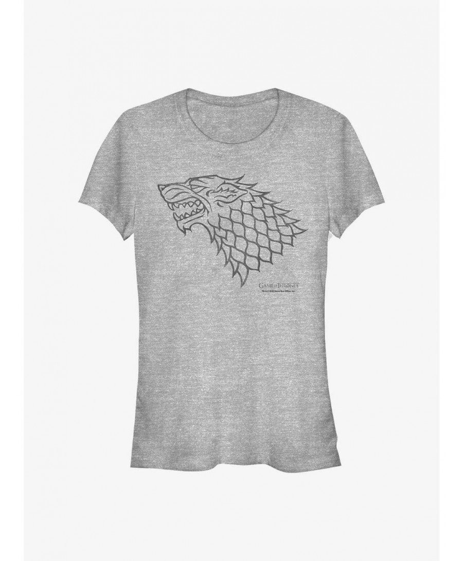 Bestselling Game Of Thrones House Stark Girls T-Shirt $8.76 T-Shirts