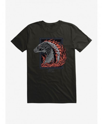 New Arrival House of the Dragon Burning Dragon T-Shirt $7.07 T-Shirts