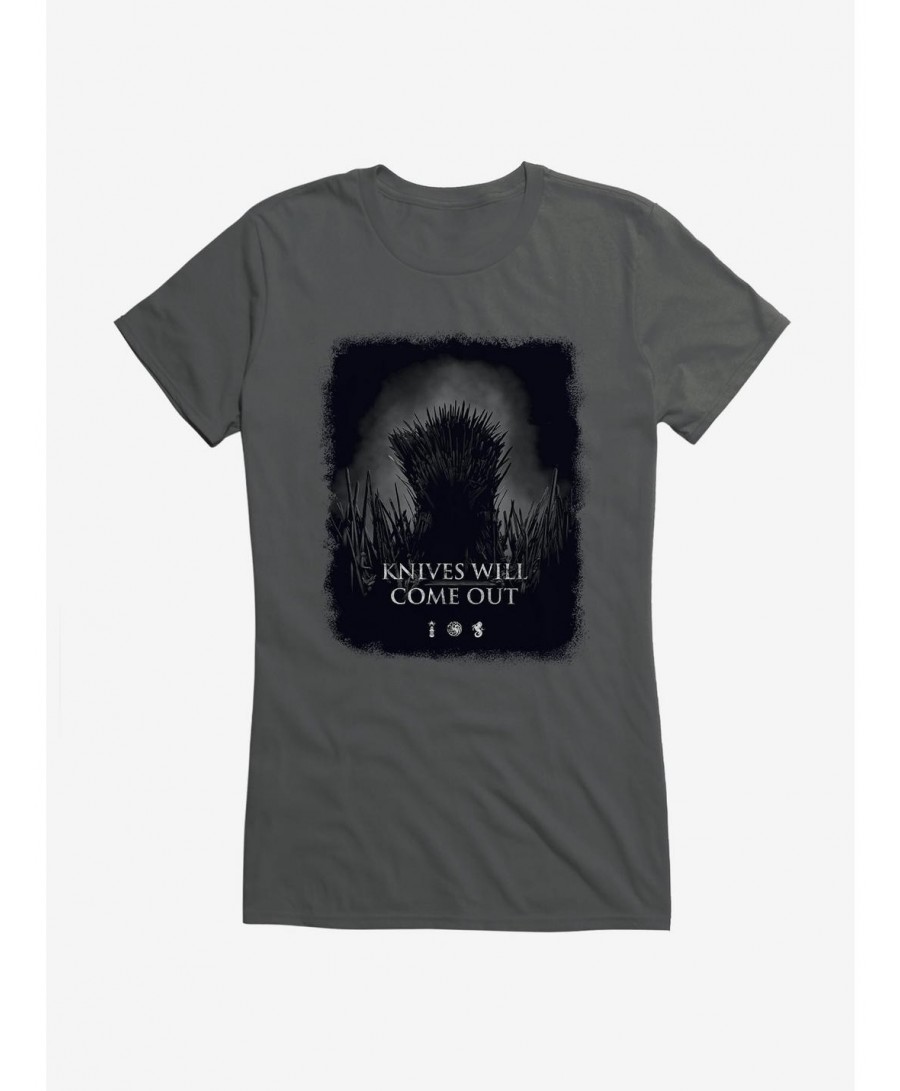 Best Deal House Of The Dragon Knives Will Come Out Girls T-Shirt $7.97 T-Shirts