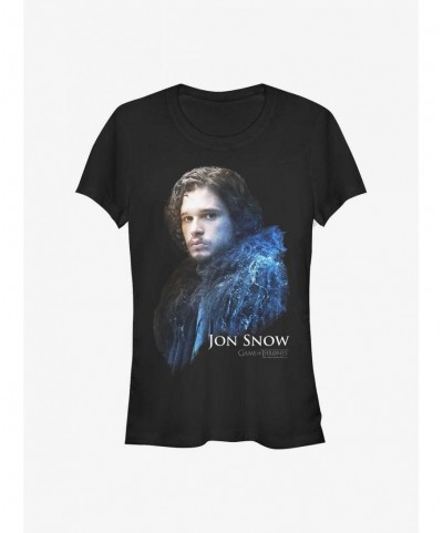 Low Price Game Of Thrones Jon Snow Night Girls T-Shirt $6.37 T-Shirts