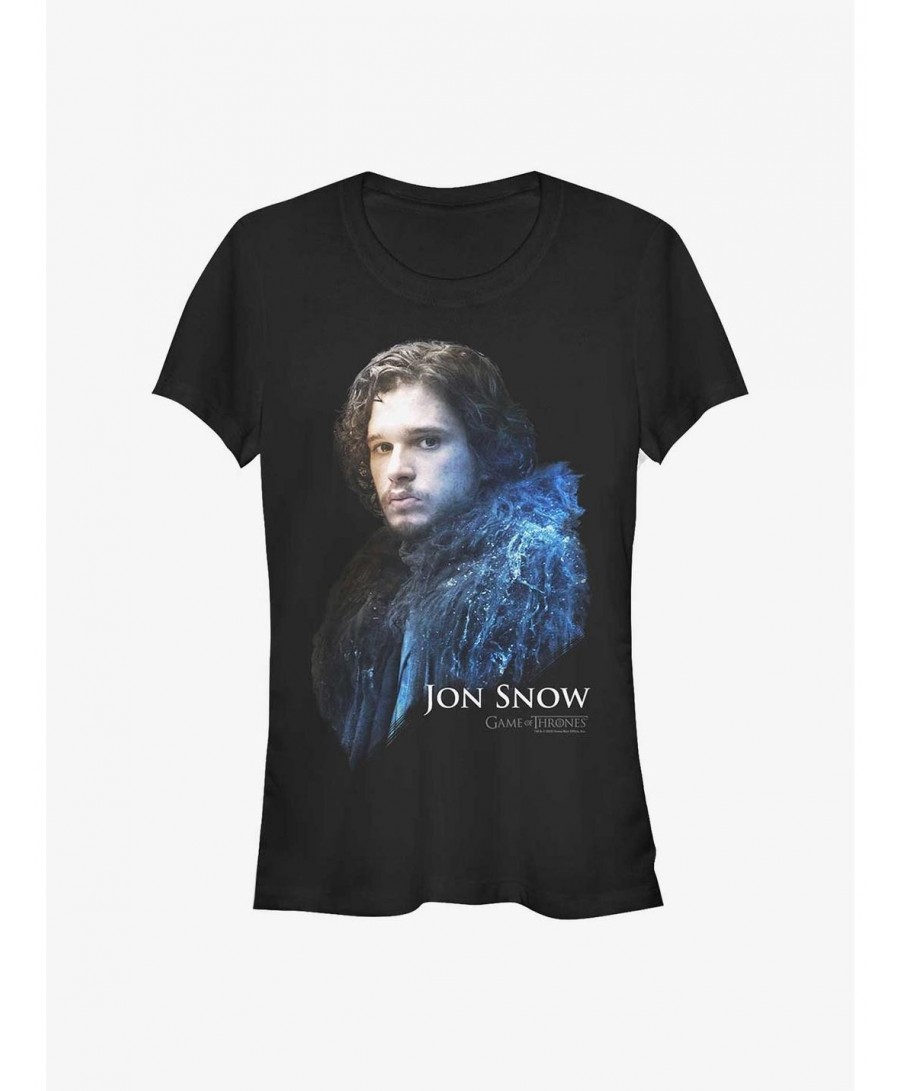 Low Price Game Of Thrones Jon Snow Night Girls T-Shirt $6.37 T-Shirts