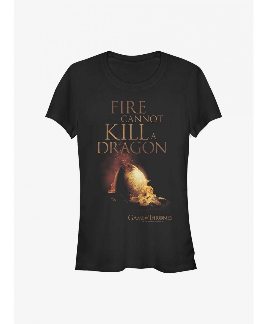 Flash Sale Game Of Thrones Dragon Fires Girls T-Shirt $8.17 T-Shirts