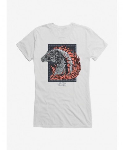 Hot Sale House of the Dragon Burning Dragon Girls T-Shirt $8.17 T-Shirts