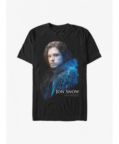 Bestselling Game Of Thrones Jon Snow Night T-Shirt $5.74 T-Shirts