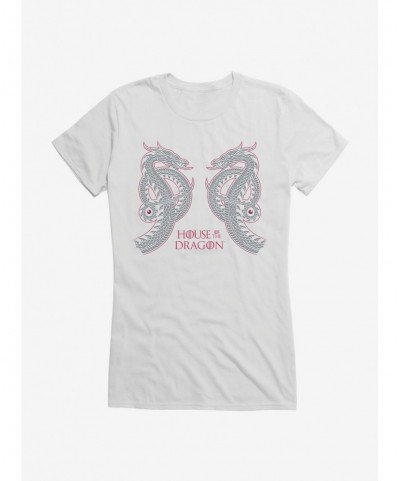 Discount Sale House of the Dragon Twin Dragons Girls T-Shirt $7.77 T-Shirts