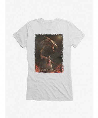 Absolute Discount House Of The Dragon Rhaenyra Targaryen Dragonrider Girls T-Shirt $6.77 T-Shirts