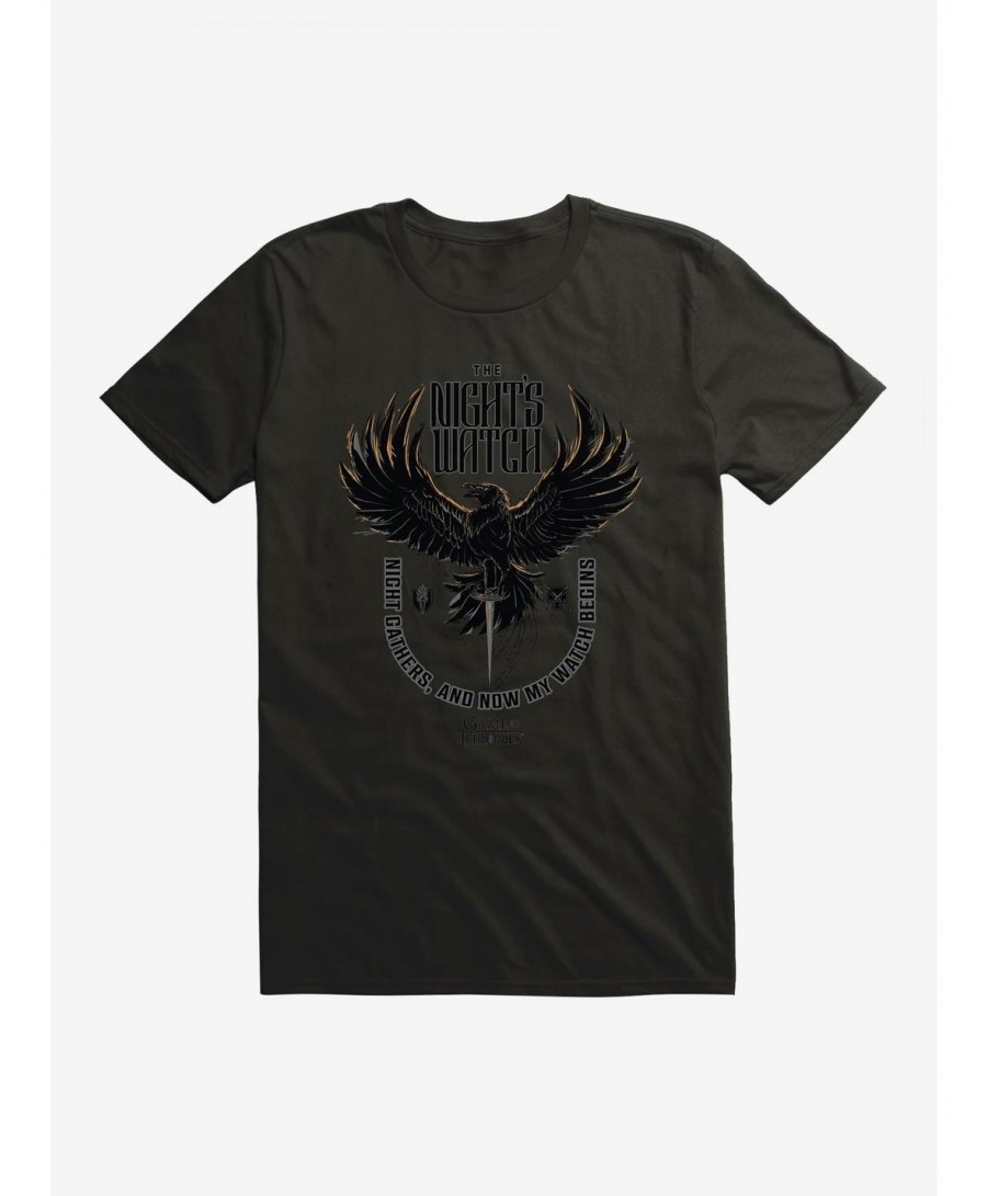 Unique Game Of Thrones Night's Watch Begins T-Shirt $8.80 T-Shirts