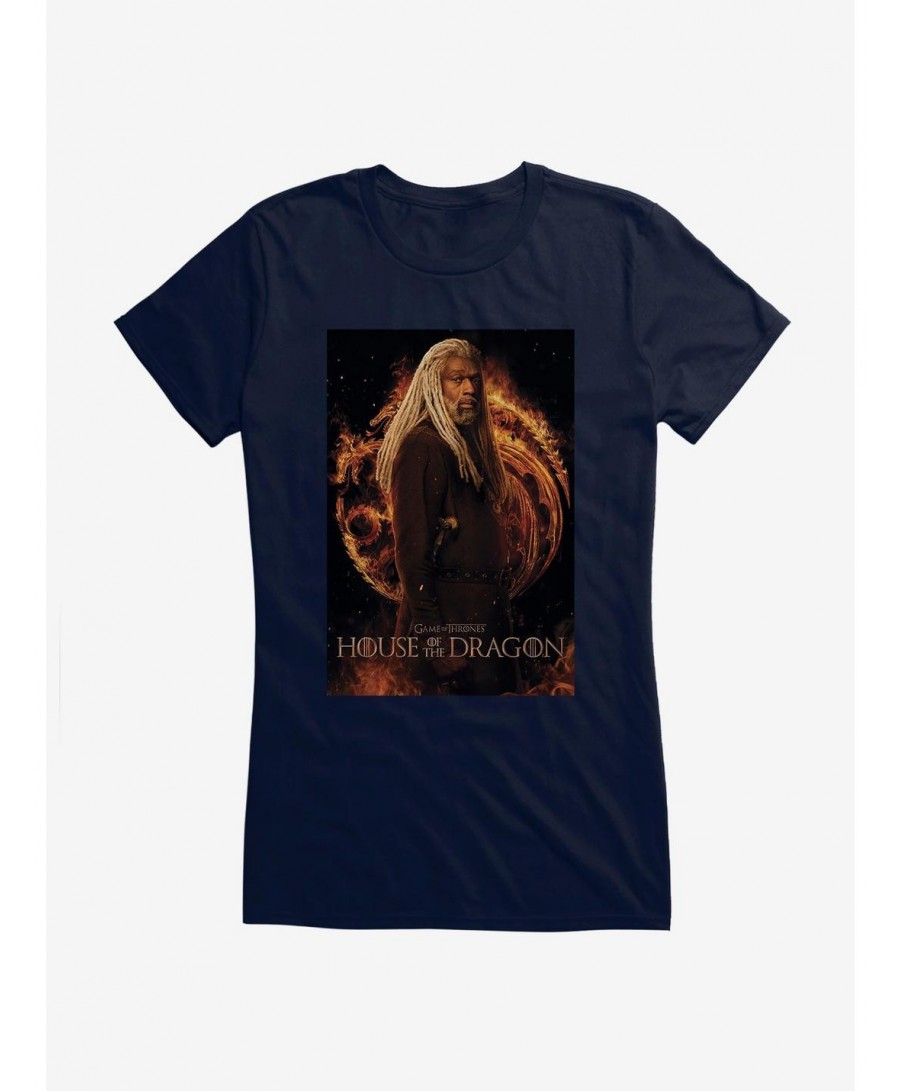 Special House Of The Dragon Corlys Velaryon Girls T-Shirt $9.36 T-Shirts