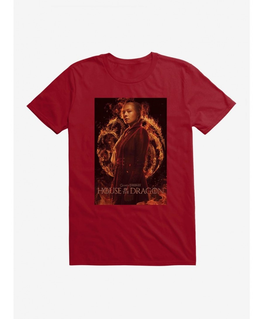 Limited Time Special House Of The Dragon Rhaenyra Targaryen T-Shirt $8.41 T-Shirts