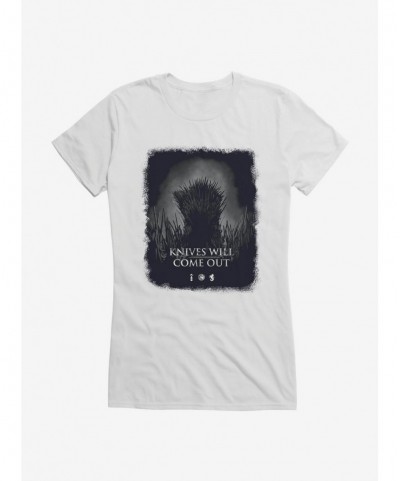 Best Deal House Of The Dragon Knives Will Come Out Girls T-Shirt $7.97 T-Shirts