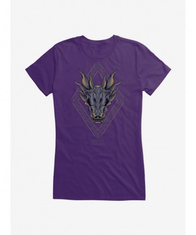 Hot Sale House of the Dragon Diamond Dragon Girls T-Shirt $9.36 T-Shirts