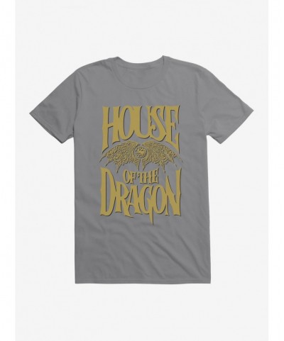 Huge Discount House of the Dragon Wings Logo T-Shirt $9.37 T-Shirts