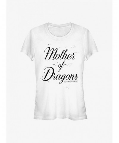 Special Game Of Thrones Mother Of Dragons Script Girls T-Shirt $6.97 T-Shirts