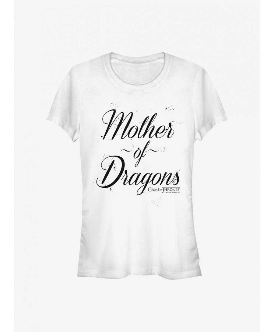 Special Game Of Thrones Mother Of Dragons Script Girls T-Shirt $6.97 T-Shirts