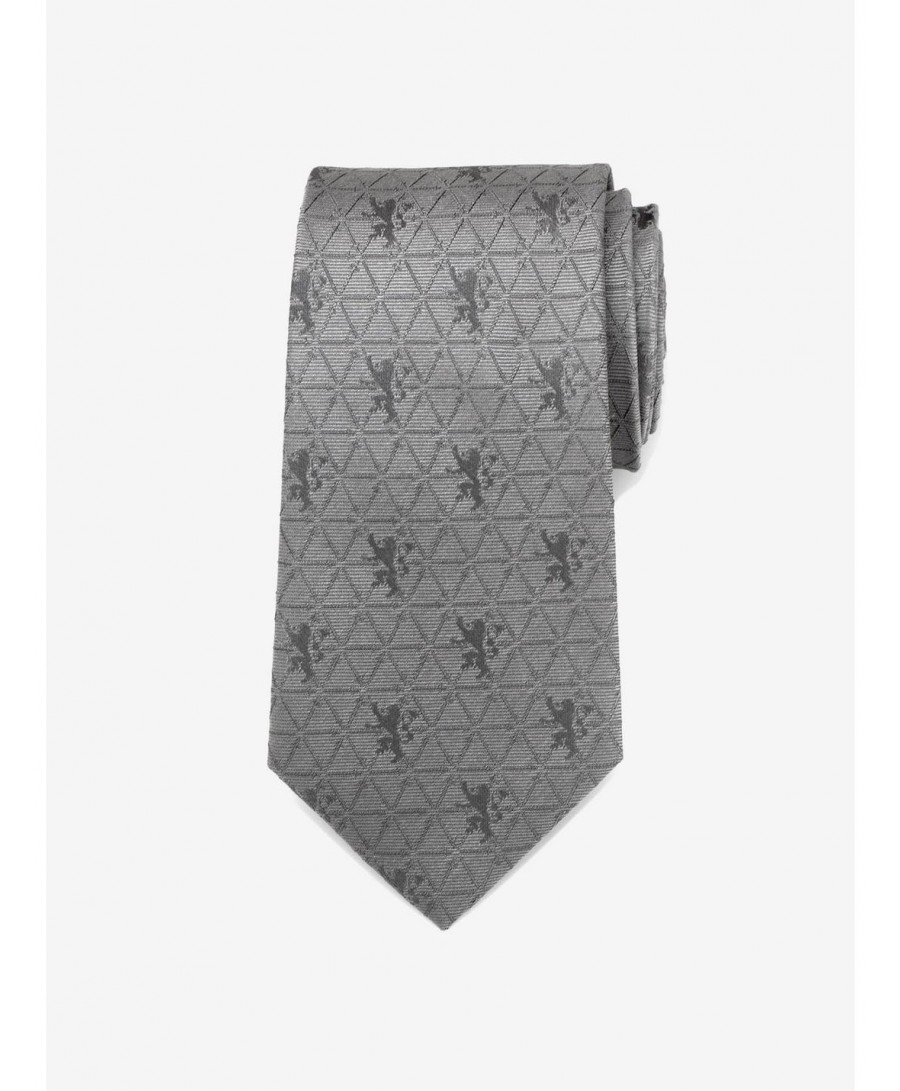 Crazy Deals Game Of Thrones Lannister Geometric Sword Gray Tie $29.39 Ties