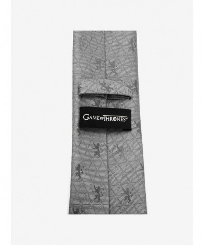 Crazy Deals Game Of Thrones Lannister Geometric Sword Gray Tie $29.39 Ties