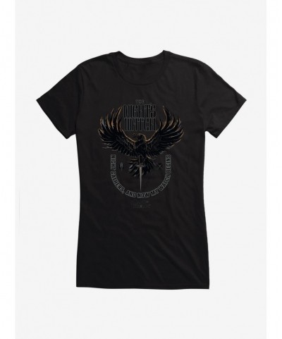 Absolute Discount Game Of Thrones Night's Watch Begins Girls T-Shirt $9.36 T-Shirts