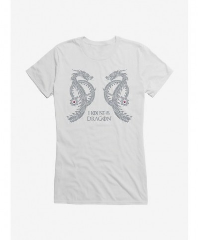 Fashion House of the Dragon Twin Dragons Girls T-Shirt $9.96 T-Shirts