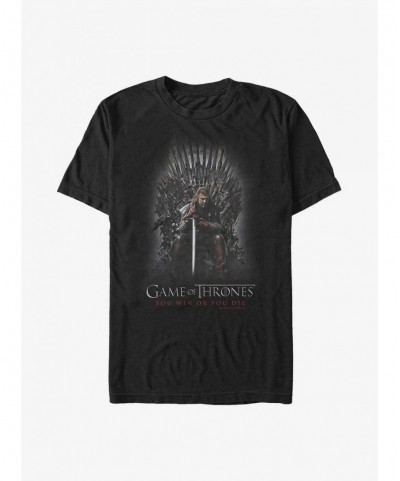 Big Sale Game Of Thrones Stark Iron Throne T-Shirt $9.56 T-Shirts