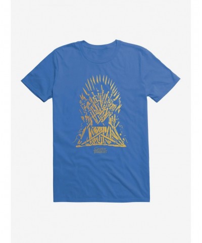 Exclusive Price Game Of Thrones The Throne Outline T-Shirt $7.07 T-Shirts