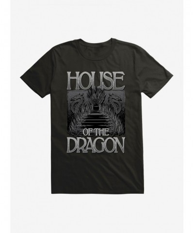 Hot Sale House of the Dragon Throne T-Shirt $8.80 T-Shirts