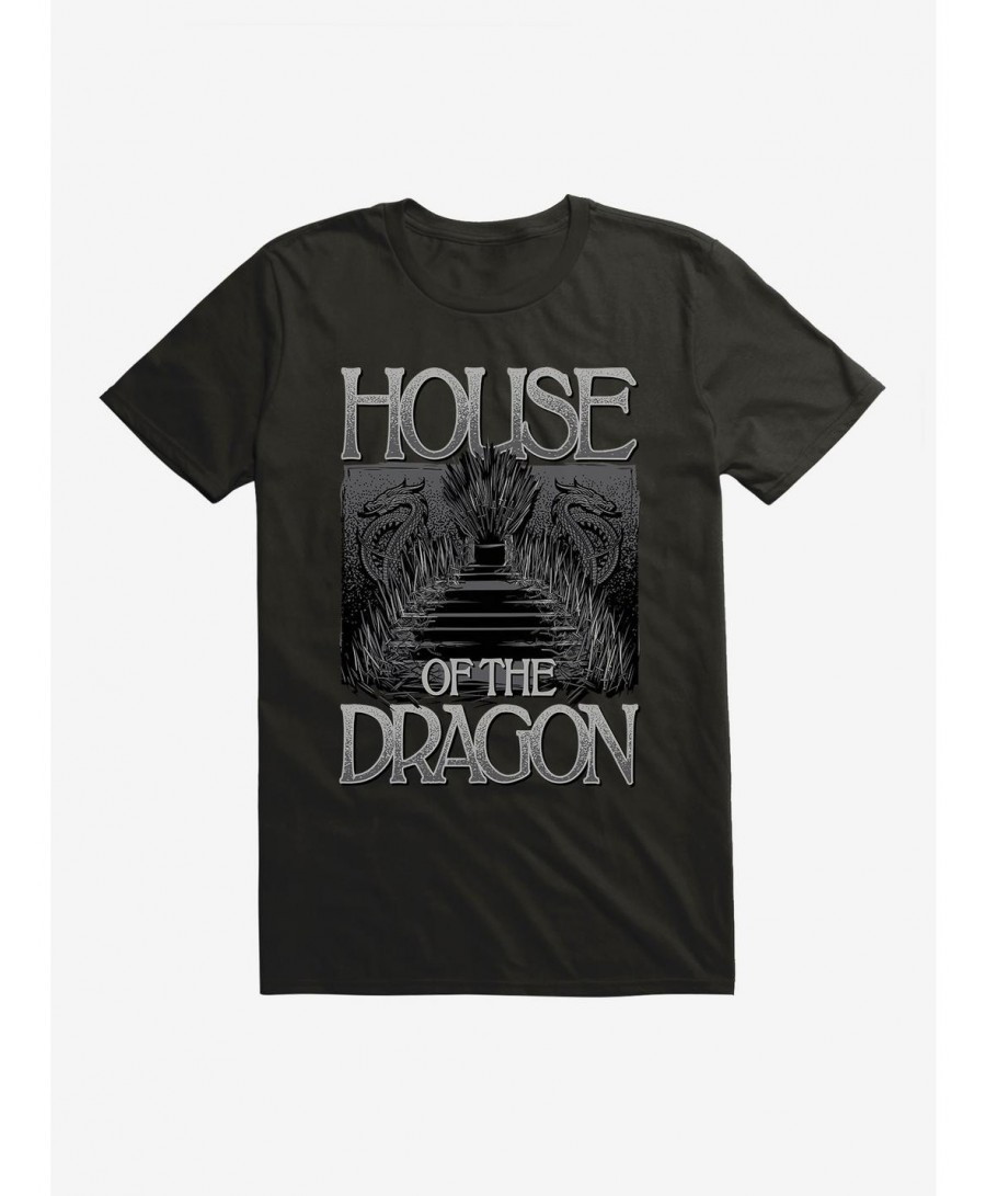 Hot Sale House of the Dragon Throne T-Shirt $8.80 T-Shirts