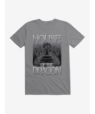 Hot Sale House of the Dragon Throne T-Shirt $8.80 T-Shirts