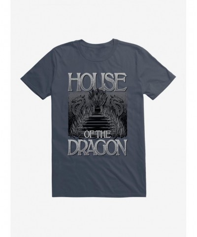 Hot Sale House of the Dragon Throne T-Shirt $8.80 T-Shirts