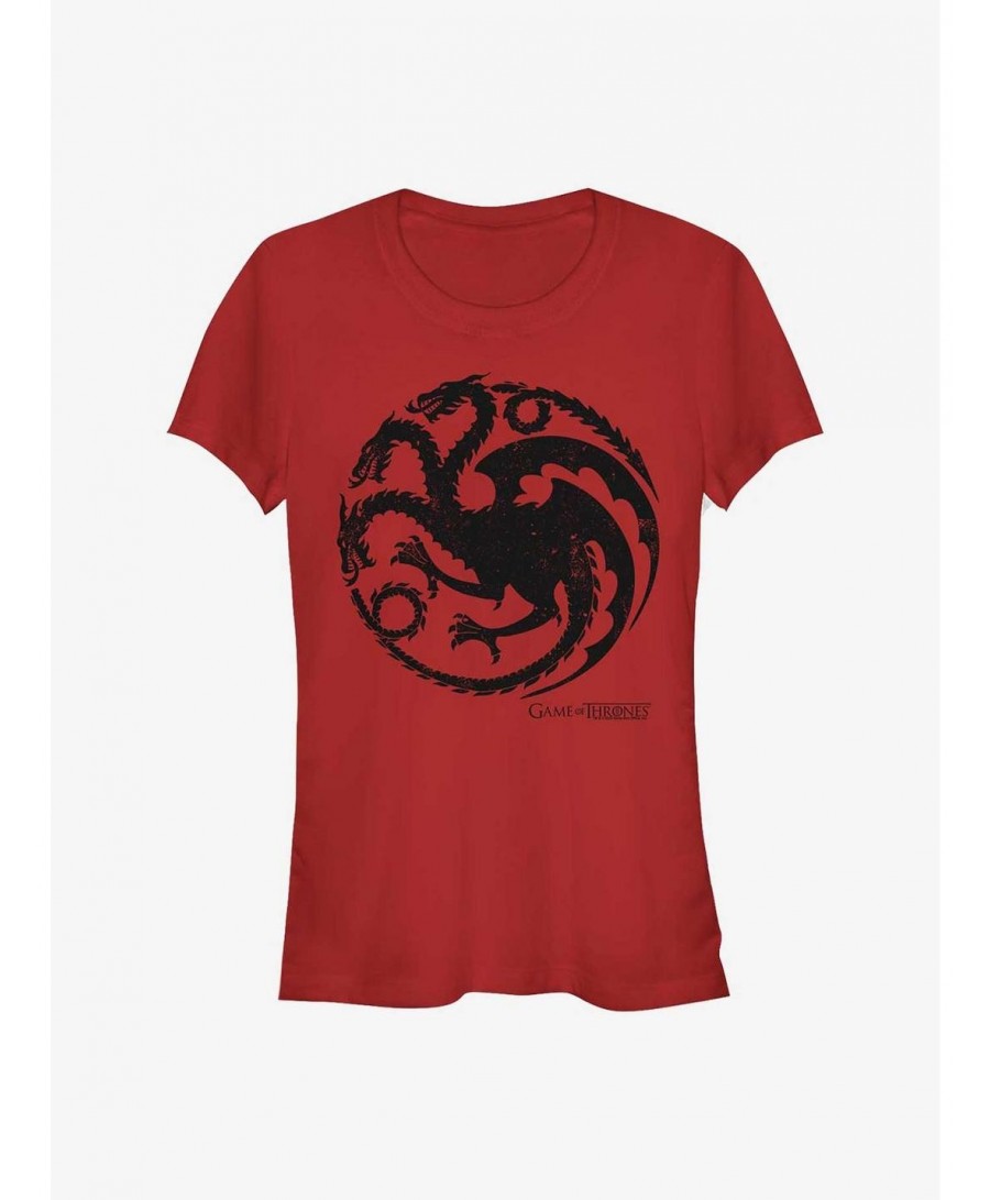 Hot Sale Game Of Thrones Targaryen Dragon Girls T-Shirt $9.16 T-Shirts