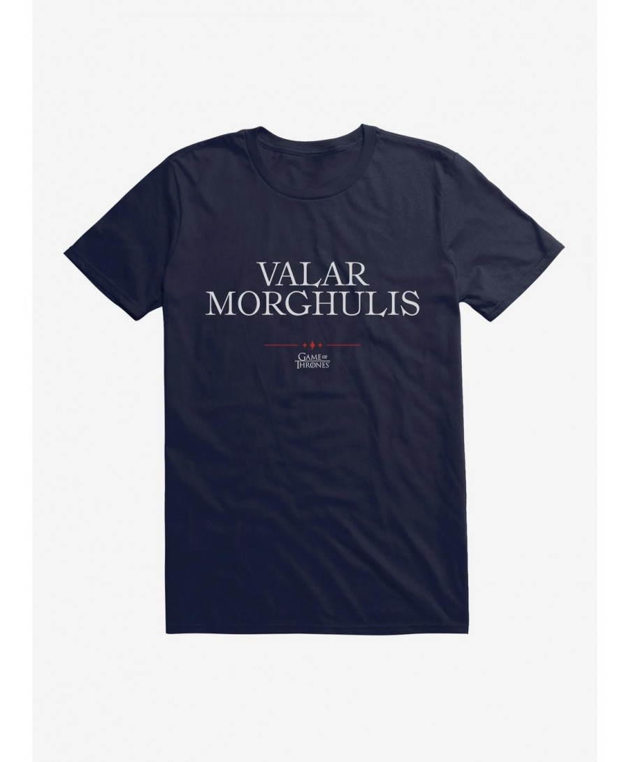 Festival Price Game Of Thrones Quote Valar Morghulis T-Shirt $7.65 T-Shirts