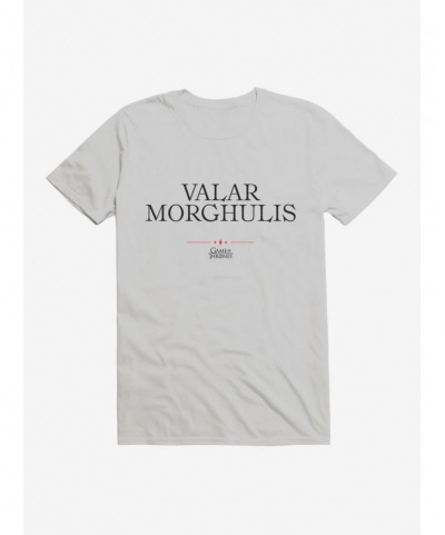 Festival Price Game Of Thrones Quote Valar Morghulis T-Shirt $7.65 T-Shirts