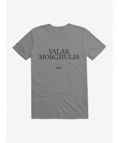 Festival Price Game Of Thrones Quote Valar Morghulis T-Shirt $7.65 T-Shirts