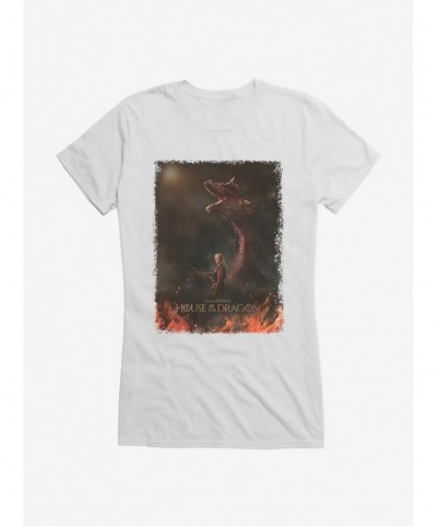 Value for Money House Of The Dragon Daemon Targaryen Dragonrider Girls T-Shirt $9.56 T-Shirts