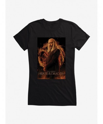 Huge Discount House Of The Dragon Viserys I Targaryen Girls T-Shirt $7.17 T-Shirts