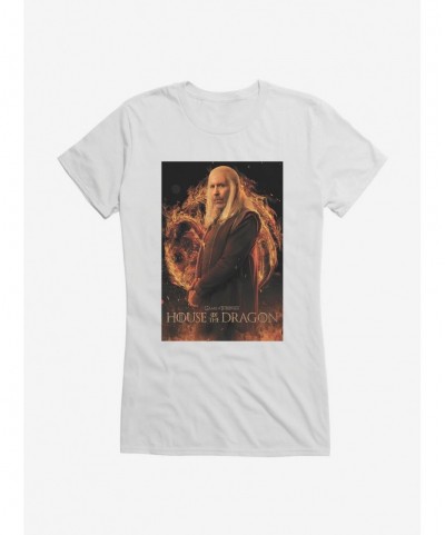 Huge Discount House Of The Dragon Viserys I Targaryen Girls T-Shirt $7.17 T-Shirts