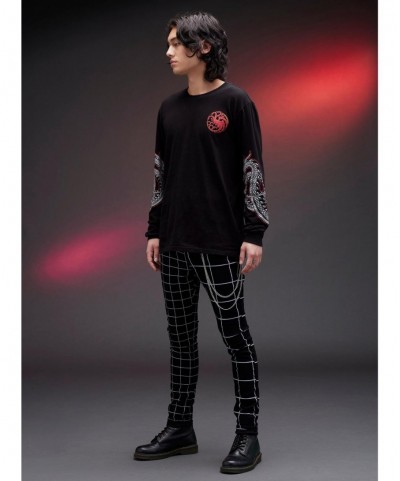 Festival Price House Of The Dragon Targaryen Sigil Long-Sleeve T-Shirt $10.63 T-Shirts