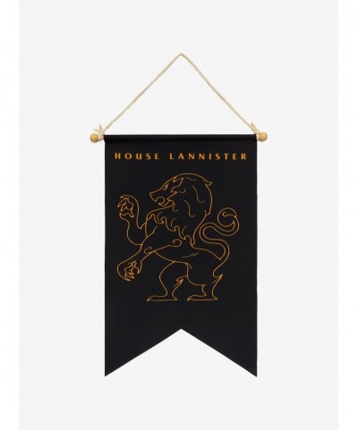 Best Deal Game Of Thrones Lannister Fishtail Banner $3.72 Banners