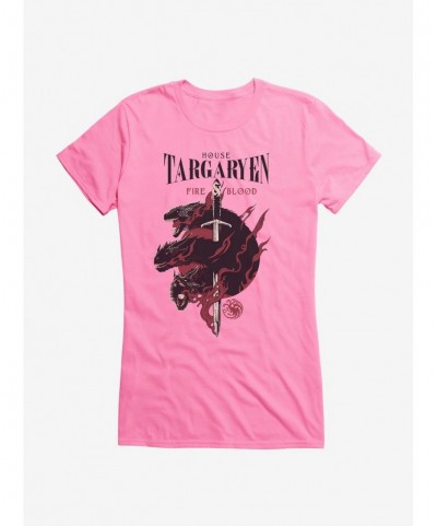 Wholesale Game Of Thrones House Targaryen Words Girls T-Shirt $5.98 T-Shirts