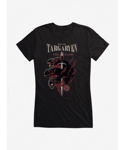 Wholesale Game Of Thrones House Targaryen Words Girls T-Shirt $5.98 T-Shirts