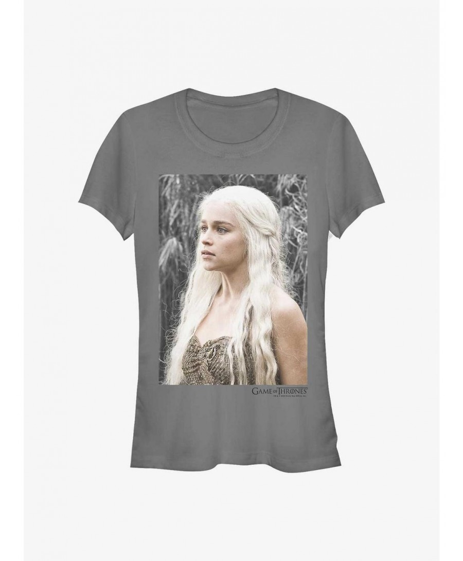 New Arrival Game Of Thrones Daenerys Portrait Girls T-Shirt $6.97 T-Shirts